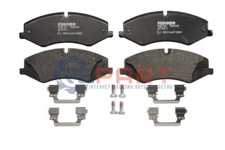 Фото Колодки гальмівні (передні) Land Rover Discovery IV/V 09-/Range Rover III/IV/Sport I/II 06- FERODO (FDB4104) зображення 1