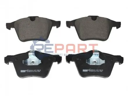 Фото Комплект гальмівних колодок, дискове гальмо FERODO (FDB4108) зображення 1