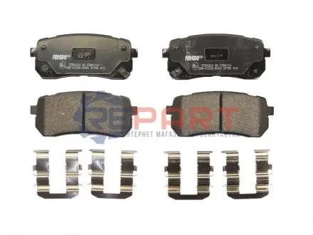 Фото Колодки гальмівні (задні) Kia Carnival 05-15/Sorento 15- FERODO (FDB4114) зображення 1