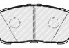 Гальмівні колодки (передні) Toyota Camry/Lexus ES 01-08 (Akebono) FERODO FDB4126 (фото 2)