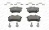 Комплект гальмівних колодок задн, AUDI A3, A4 B5, A6 C5, A8 D2, TT RENAULT MEGANE I, TWINGO II SEAT ALTEA, ALTEA XL, IBIZA IV, IBIZA IV SC, IBIZA IV ST, LEON, TOLEDO III 1.0-Electric 08.83 FERODO (FDB4178) зображення 1
