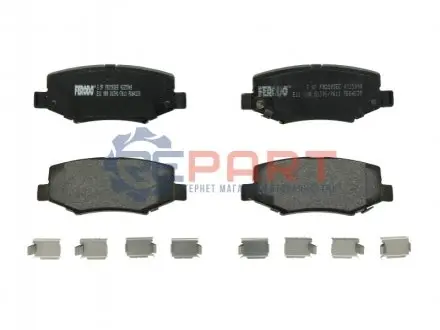 Комплект гальмівних колодок задн, DODGE NITRO JEEP CHEROKEE, COMPASS, WRANGLER III 2.4-4.0 08.06 FERODO FDB4239 Купити в Україні