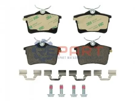 Комплект гальмівних колодок задн, CITROEN BERLINGO, BERLINGO MULTISPACE PEUGEOT 308 I, PARTNER, PARTNER TEPEE 1.2-Electric 09.07 FERODO FDB4250 Купити в Україні