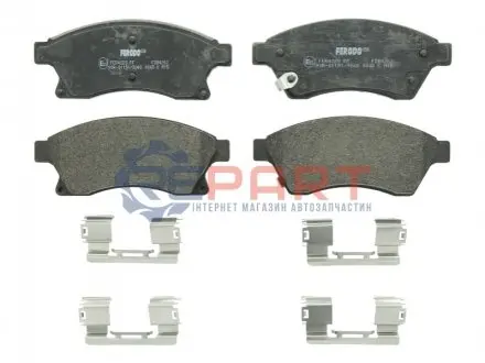 Комплект гальмівних колодок передн, CHEVROLET AVEO, CRUZE OPEL ANTARA A, ASTRA J, ASTRA J GTC 1.2-2.2D 05.09 FERODO FDB4262 Купити в Україні