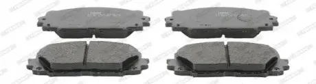 Комплект гальмівних колодок передн, LEXUS CT TOYOTA PRIUS, PRIUS PHV, VERSO S 1.5/1.8H 06.08 FERODO FDB4310 Купити в Україні