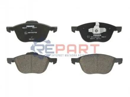 Комплект гальмівних колодок передн, FORD C-MAX, C-MAX II, ECOSPORT, FOCUS C-MAX, FOCUS II, FOCUS III, GRAND C-MAX, KUGA I, KUGA II, TOURNEO CONNECT V408 NADWOZIE WIELKO 1.0-Electric 10.03 FERODO FDB4319 Купити в Україні
