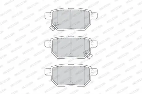 Комплект гальмівних колодок задн, LEXUS CT TOYOTA AURIS, COROLLA, IQ, MATRIX, PRIUS, PRIUS PHV, RACTIS, URBAN CRUISER, VERSO S, YARIS 1.0-2.2D 08.05 FERODO FDB4335 Купити в Україні