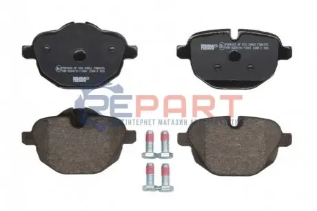 Фото Колодки гальмівні (задні) BMW 5 (F07/F10-11)/(G30-31/F90)/6 (G32)/7 (G11-12) 16-/X3/X4/X5/X6 09- FERODO (FDB4376) зображення 1