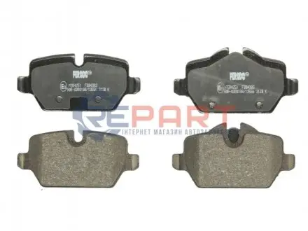 Фото Колодки гальмівні (задні) BMW 1 (E81/E87)/3 (E90/E92) 04-13 (Trw) FERODO (FDB4383) зображення 1
