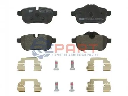 Комплект гальмівних колодок задн, BMW Z4 (E89) 2.0/2.5/3.0 02.09-08.16 FERODO FDB4401