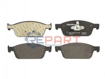 Комплект гальмівних колодок передн, FORD FOCUS III, KUGA II, TOURNEO CONNECT V408 NADWOZIE WIELKO, TRANSIT CONNECT, TRANSIT CONNECT V408 FORD USA ESCAPE, TRANSIT CONNECT 1.0ALK-2.5 07.12 FERODO FDB4416 Купити в Україні