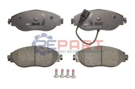 Комплект гальмівних колодок передн (з комплектуючими), SEAT ALHAMBRA SKODA OCTAVIA III, SUPERB II, SUPERB III VW ARTEON, ARTEON SHOOTING BRAKE, CC B7, GOLF VII, PASSAT B6 1.4-3.6 02.08 FERODO FDB4425 Купити в Україні