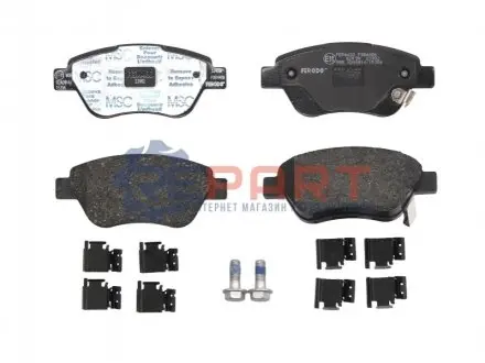 Комплект гальмівних колодок передн, OPEL ADAM, CORSA D 1.0-1.4LPG 07.06-05.19 FERODO FDB4486