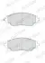 Фото Комплект гальмівних колодок передн, CHEVROLET AVEO 1.2-1.6 03.11 FERODO (FDB4496) зображення 1