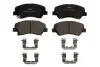 Фото Комплект гальмівних колодок передн, HYUNDAI ACCENT IV, ACCENT V, BAYON, ELANTRA V, I20 ACTIVE, I20 II, I20 III, SOLARIS KIA CARENS IV, RIO III, RIO IV, STONIC 1.0-2.0 09.10 FERODO (FDB4623) зображення 1