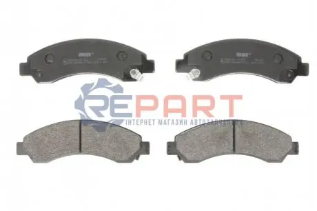 Фото Комплект гальмівних колодок, дискове гальмо FERODO (FDB4625) зображення 1