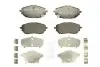 Фото Комплект гальмівних колодок передн, TOYOTA AURIS, COROLLA 1.2-1.8H 07.10-08.19 FERODO (FDB4648) зображення 1