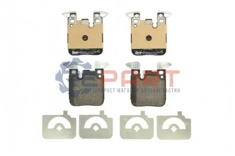 Фото Колодки гальмівні (задні) BMW 1 (F20/F21)/3 (F30/F31/F34/F80)/4 (F32-F82) 11-21 B37/B47/N13/N47/N55 FERODO (FDB4663) зображення 1