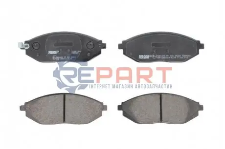 Комплект гальмівних колодок передн, CHEVROLET SPARK DAEWOO MATIZ 0.8-Electric 09.98 FERODO FDB4669 Купити в Україні