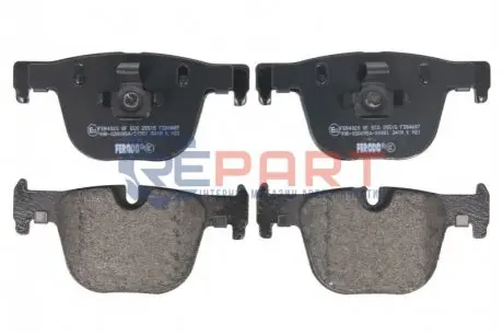 Комплект гальмівних колодок задн, BMW 3 (F30, F80), 3 (F31), 3 GRAN TURISMO (F34), 4 (F32, F82), 4 (F33, F83), 4 GRAN COUPE (F36) 2.0D-3.0H 11.11 FERODO FDB4687 Купити в Україні