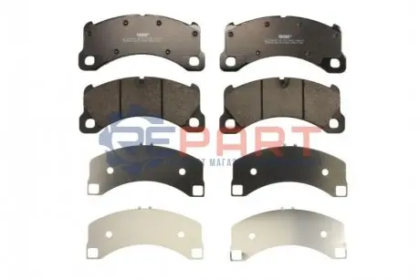 Фото Колодки гальмівні (передні) Porsche Cayenne 10- (Brembo) FERODO (FDB4717) зображення 1