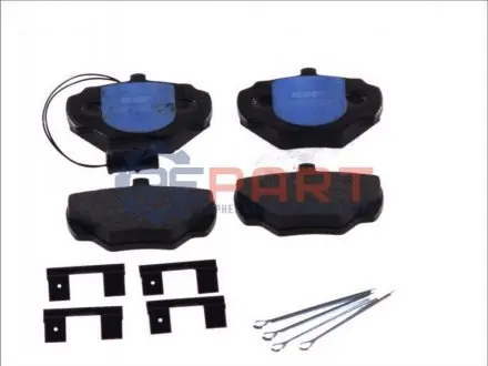 Комплект гальмівних колодок задн, LAND ROVER DEFENDER, DISCOVERY I, RANGE ROVER I 2.0-4.3 08.81-09.00 FERODO FDB471
