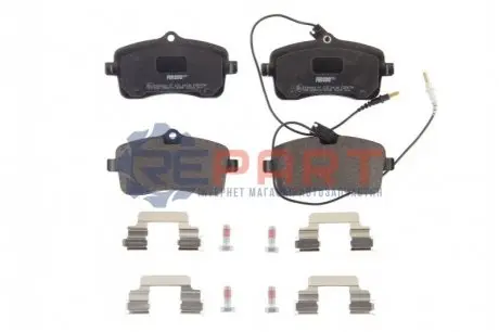 Комплект гальмівних колодок передн, PEUGEOT 407 1.6D-2.0D 03.04-02.11 FERODO FDB4734 Купити в Україні