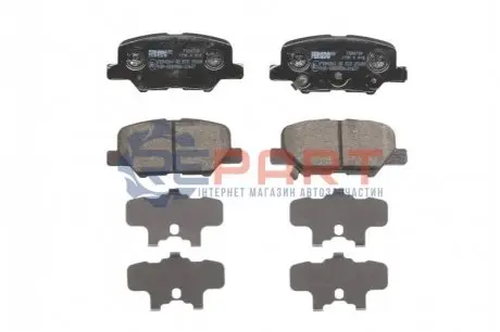 Комплект гальмівних колодок задн (без комплектуючих), CITROEN C4 AIRCROSS MAZDA 6 MITSUBISHI ASX, OUTLANDER III PEUGEOT 4008 1.6-3.0 02.10 FERODO FDB4739 Купити в Україні
