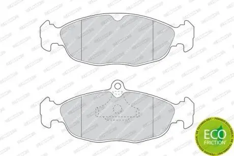 Тормозные колодки, дисковые. FERODO FDB4749