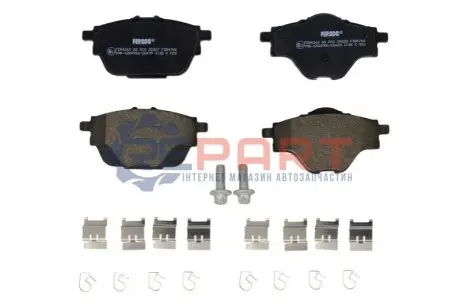 Фото Колодки гальмівні (задні) Citroen C4/Peugeot 308 13-/3008/5008 16-/508 18- FERODO (FDB4766) зображення 1