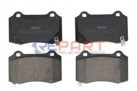 Комплект гальмівних колодок задн, CHEVROLET CAMARO CHRYSLER 300C DODGE CHALLENGER, CHARGER JEEP GRAND CHEROKEE, GRAND CHEROKEE III, GRAND CHEROKEE IV TESLA MODEL S 2.7-Electric 09.04 FERODO FDB4777 Купити в Україні