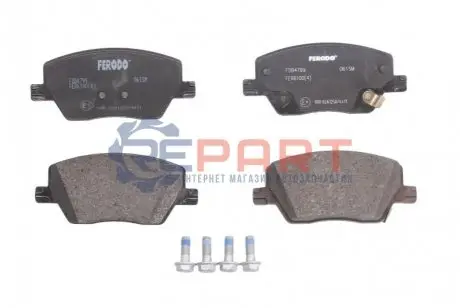 Фото Комплект гальмівних колодок, дискове гальмо FERODO (FDB4799) зображення 1