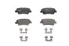 Комплект гальмівних колодок задн (з комплектуючими), HYUNDAI ACCENT IV, ELANTRA VI, I10 II, I10 III, I20 ACTIVE, I20 II, I30, I40 I, I40 I CW, IONIQ, KONA, NEXO, SOLARIS 1.0-Electric 06.10 FERODO (FDB4833) зображення 1