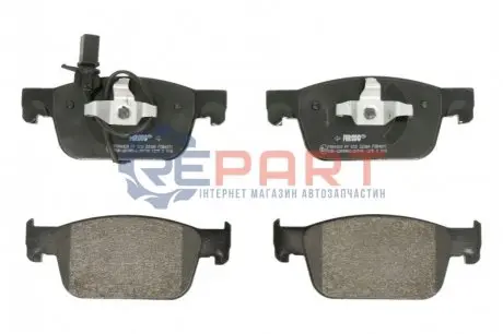 Комплект гальмівних колодок передн, AUDI A4 ALLROAD B9, A4 B9, A5 1.4-3.0D 05.15 FERODO FDB4871 Купити в Україні