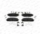 Фото Комплект гальмівних колодок передн, JEEP CHEROKEE 2.0-3.2 11.13 FERODO (FDB4882) зображення 1
