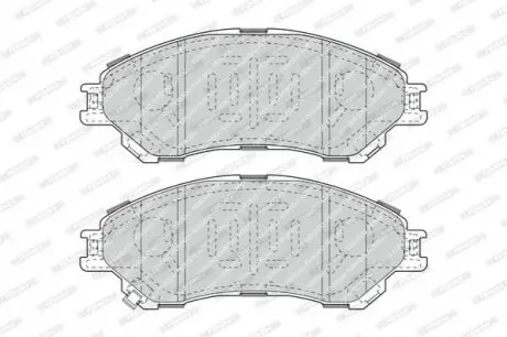 Комплект гальмівних колодок передн, SUZUKI S-CROSS, SX4 S-CROSS, VITARA 1.0-1.6D 08.13 FERODO FDB4884 Купити в Україні