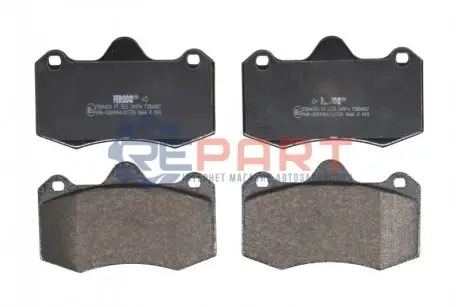Комплект гальмівних колодок передн, LOTUS EVORA, EXIGE RENAULT CLIO II SEAT IBIZA III, IBIZA IV, IBIZA IV SC, IBIZA IV ST 1.2-3.5 11.00 FERODO FDB4887