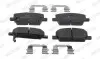 Фото Комплект гальмівних колодок передн, CHEVROLET TRAX OPEL INSIGNIA B, INSIGNIA B COUNTRY, INSIGNIA B GRAND SPORT, MOKKA / MOKKA X 1.4-1.8 06.12 FERODO (FDB4914) зображення 1