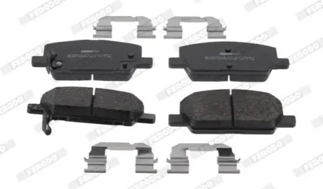 Комплект гальмівних колодок передн, CHEVROLET TRAX OPEL INSIGNIA B, INSIGNIA B COUNTRY, INSIGNIA B GRAND SPORT, MOKKA / MOKKA X 1.4-1.8 06.12 FERODO FDB4914 Купити в Україні