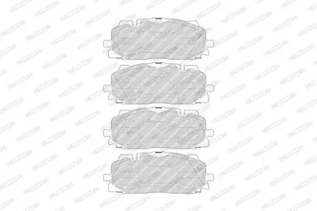 Комплект гальмівних колодок передн, AUDI A3, A4 ALLROAD B9, A4 B9, A5, A6 ALLROAD C8, A6 C8, A7, A8 D5, E-TRON, Q3, Q5, Q7, Q8, Q8 E-TRON BENTLEY BENTAYGA CUPRA FORMENTOR 1.4-Electric 01.15 FERODO FDB4967 Купити в Україні