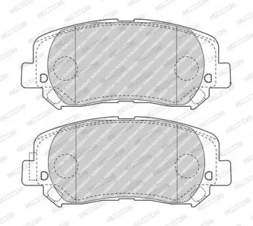 Фото Тормозные колодки дисковые FERODO (FDB4999) изображение 1