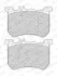 Комплект гальмівних колодок передн, MERCEDES S (W222, V222, X222), SL (R231) 2.9D-4.7 01.12-07.20 FERODO (FDB5012) зображення 1