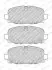 Колодки гальмівні (задні) Jeep Compass 1.4-2.4 17- FDB5049