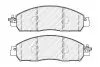 Фото Комплект гальмівних колодок передн, NISSAN NAVARA NP300 RENAULT ALASKAN 2.3D/2.5D 07.14 FERODO (FDB5090) зображення 2