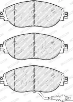 Комплект гальмівних колодок передн, AUDI A3, A3 ALLSTREET, Q2, Q3 CUPRA ATECA, FORMENTOR, LEON, LEON SPORTSTOURER SEAT ALHAMBRA, LEON, LEON SC, LEON ST, TARRACO SKODA KODIAQ I 1.0-3.6 02.08 FERODO FDB5096 Купити в Україні