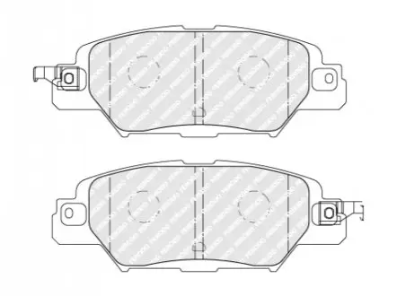 Фото Колодки тормозные дисковые FERODO (FDB5116) изображение 1