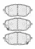 Фото Комплект гальмівних колодок передн, TOYOTA C-HR, COROLLA 1.2-2.0H 10.16 FERODO (FDB5146) зображення 2