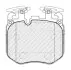 Тормозные колодки (передние) BMW 2/3/5/6/7/8/X3/X4/X5/X6/X7/i4 15- FERODO (FDB5173) изображение 2