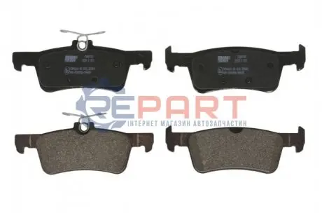 Комплект гальмівних колодок задн, PEUGEOT 308, 308 II 1.2-2.0D 03.14-06.21 FERODO FDB5185 Купити в Україні