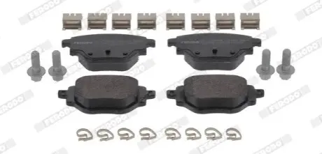 Комплект гальмівних колодок задн, CITROEN C4 III, C4 X JEEP AVENGER OPEL CORSA F PEUGEOT 2008 II, 208 II 1.2-Electric 06.19 FERODO FDB5196 Купити в Україні